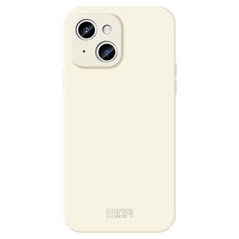 MOFI JK Qin-serie hoesje met een huidachtig oppervlak voor de iPhone 15 Plus, schokbestendig, mat acryl+TPU cover.