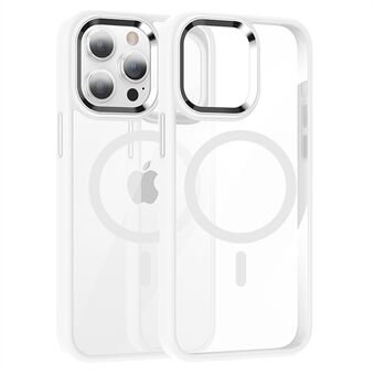 FULEXIN Voor iPhone 15 Plus Magnetische Case Anti-Kras TPU+PC Telefoonhoes Compatibel met MagSafe