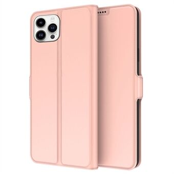 Voor iPhone 15 Plus Beschermhoesje PU Lederen Stand Kaartsleuf Telefoonhoesje