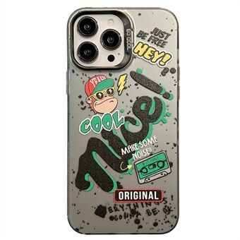 Kleurrijk Patroon Bedrukte Slanke Hoesje voor iPhone 15 Plus Hoesje Schokbestendige PC+TPU Telefoonhoes