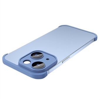 Voor iPhone 15 Plus hoesje Frameless Hoek TPU Bumper Telefoonhoes