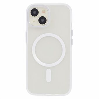 Matte Telefoonhoes voor iPhone 15 Plus Hoes Compatibel met MagSafe TPU+PC Telefoonhoesje