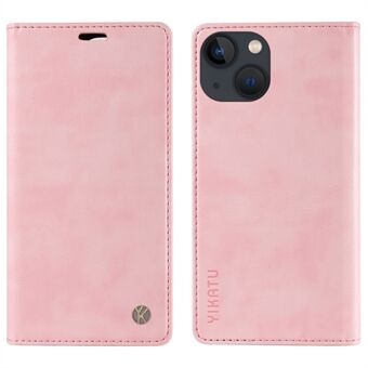 YIKATU YK-006 Voor iPhone 15 Plus Hoesje Anti-val PU Leren Telefoonhoesje met Stand en Portemonnee
