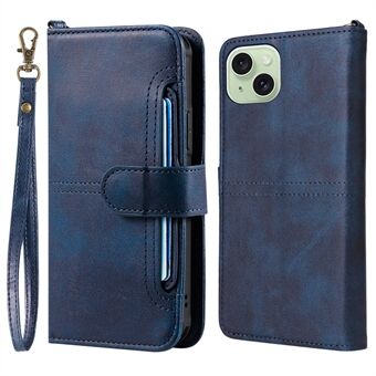 KT Leren Serie-4 Voor iPhone 15 Plus Hoesje Afneembare Anti-val PU Leren Portemonnee Telefoonhoes