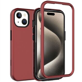 GW03 Hoesje voor iPhone 15 Plus TPU + PC Dikke Anti-val Telefoonhoes