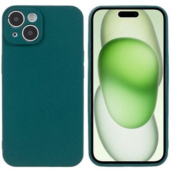 Voor iPhone 15 Plus Hoesje TPU Anti-kras Dubbelzijdige Mat Telefoonbeschermer