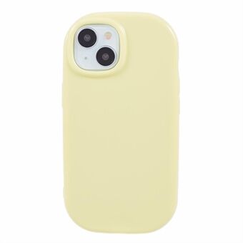 JQ-serie voor iPhone 15 Plus TPU-hoesje in gelei-vorm, anti-kras telefoonhoesje (grote opening voor achterlens)