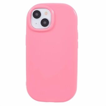 JQ-serie voor iPhone 15 Plus TPU-hoesje in jellyvorm, anti-kras telefoonhoesje (grote achterste lensopening)