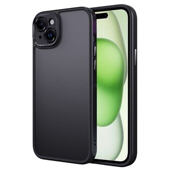 Voor de iPhone 15 Plus Mobiele Telefoonhoesje met Precieze Lensuitsparing, TPU+PC Beschermhoes.