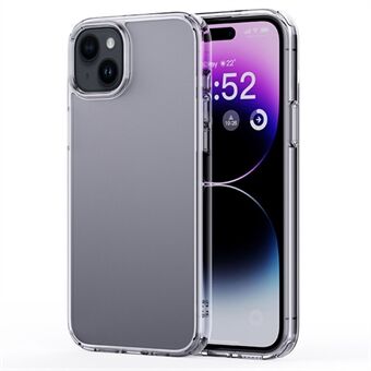 Voor iPhone 15 Plus Bump Proof Mobiele Telefoonhoesjes Matte TPU+PC achterkant