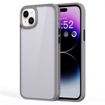 Voor iPhone 15 Plus mobiele telefoonhoesjes met schokabsorberende TPU+PC achterkant.