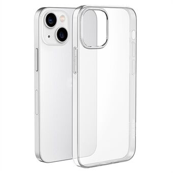 BOROFONE Ice Series voor iPhone 15 Plus hoesje, slank en transparant, gemaakt van zacht TPU materiaal ter bescherming van je telefoon.