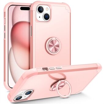 Voor iPhone 15 Plus hoesje Anti-drop PC+TPU telefoonhoesje met standaard