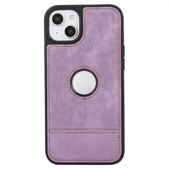 Voor iPhone 15 Plus-telefoonhoesje krasbestendig kunstlederen gecoate TPU-beschermhoes