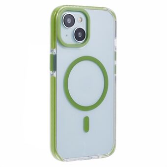 AR-serie telefoonhoes voor iPhone 15 Plus Shell TPU + Acrylhoes Compatibel met MagSafe