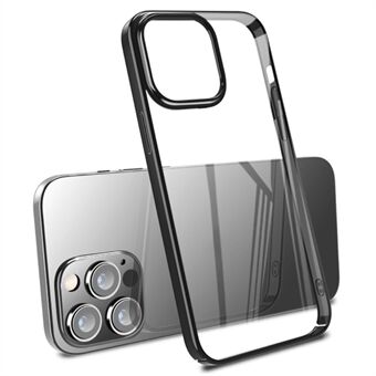 X-LEVEL Hoesje voor iPhone 15 Pro, doorzichtige achterkant, hard PC Defender telefoonhoesje.