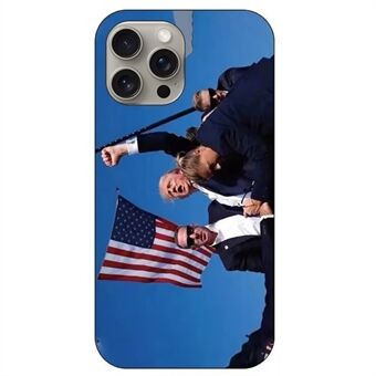 Voor iPhone 15 Pro Trump Telefoonhoesje Humorous Graphic TPU Telefoonhoes (Foto door Evan Vucci)