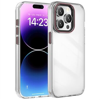 Voor iPhone 15 Pro Hoes PC+TPU Transparante Telefoonhoes Valbescherming