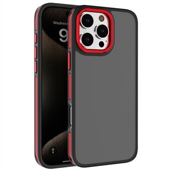 C1 Serie Voor iPhone 15 Pro Hoes Translucente Matte Achterkant TPU+PC Anti-Val Telefoonhoesje