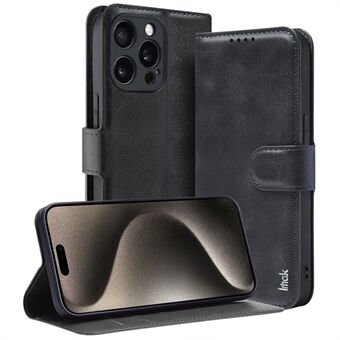 IMAK Voor iPhone 15 Pro Wallet Case Volledige Bescherming PU Lederen Telefoonhoes