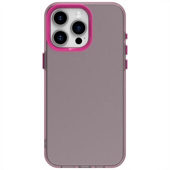 Candy Series Voor iPhone 15 Pro Hoes PC+TPU+PET Anti-Val Telefoonhoesje