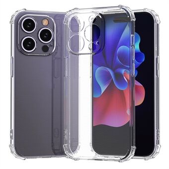 Voor de iPhone 15 Pro telefoonhoesje, anti-kras TPU behuizing, super helder, vier hoeken valbescherming telefoonhoesje.