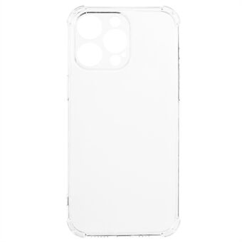 Stootvrije hoes voor iPhone 15 Pro, anti-slip zachte TPU transparante telefoonhoes