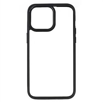 Voor iPhone 15 Pro Krasbestendige doorschijnende telefoonhoes PC achterkant + TPU frame telefoonhoes.