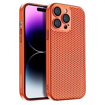 KSTDESIGN Icenets-serie Telefoonhoesje voor iPhone 15 Pro, Warmteafvoerende Harde PC Schokbestendige Case met Lensfilm
