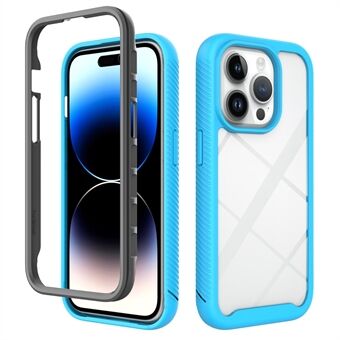 Voor iPhone 15 Pro anti-kras hoesje Acryl+PC+TPU schokbestendige telefoonhoes