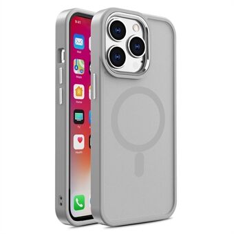 iPhone 15 Pro Transparante Achterkant Hoesje Compatibel met MagSafe PC+TPU Telefoonhoesje