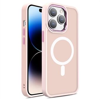 Voor iPhone 15 Pro Anti-val Telefoonhoesje Matte TPU+PC Hoes Compatibel met MagSafe