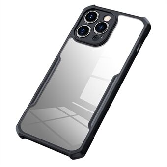 XUNDD voor iPhone 15 Pro Acryl+TPU Telefoonhoesje Stootvaste Beschermhoes - Zwart