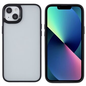 FULEXIN TPU+Acrylic Hoesje voor iPhone 15 Pro, Valbestendige Telefoonhoes met een aan te raken achterkant