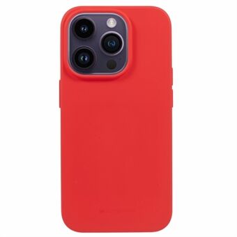 MERCURY GOOSPERY SOFT FEELING-serie voor iPhone 15 Pro zacht TPU telefoonhoesje mat anti-kras cover.