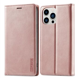 LC.IMEEKE Telefoonhoesje voor iPhone 15 Pro, Telefoonhoesje met standaard, portemonnee van microvezelleer met magnetische sluiting.