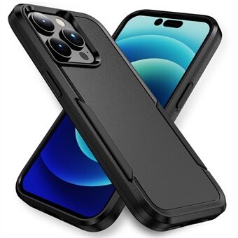 Voor iPhone 15 Pro PC+TPU schokbestendige telefoonhoes anti-val achterkantbeschermer.