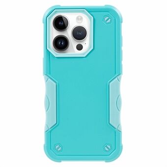 Voor iPhone 15 Pro TPU + PC Telefoonhoesje Anti-val Beschermende Slanke Cover