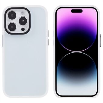 FULEXIN voor iPhone 15 Pro PC + TPU Telefoonhoesje Metalen Lensframe Anti-kras Hoesje