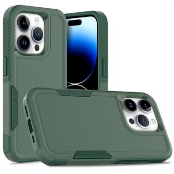 Voor iPhone 15 Pro, anti-kras telefoonhoesje PC+TPU schokbestendige achtercover.