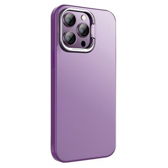 X-LEVEL Voor iPhone 15 Pro PC+TPU Telefoonhoesje met Camera Frame, Kickstand en Matte Achterkant.