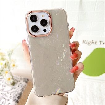 Voor iPhone 15 Pro Valbescherming TPU+PC Telefoonhoes IMD Shell Patroon Achterbeschermer