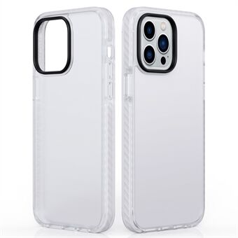 Voor iPhone 15 Pro valbestendige telefoonhoes mat PC+TPU achterkant