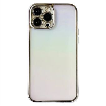 Voor de iPhone 15 Pro Anti-kras beschermhoes TPU+PC Kleurrijke Elektroplating Telefoonhoes.