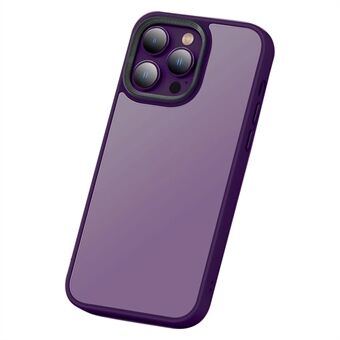 Beschermende matte hoes voor een 15 Pro Skin-Touch PC+TPU telefoonhoesje met metalen lensframe