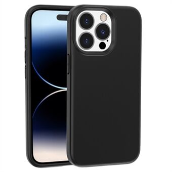 Voor iPhone 15 Pro Skin-touch Telefoonhoesje TPU+PC Schaal Verdikte Valbescherming Telefoonhoes