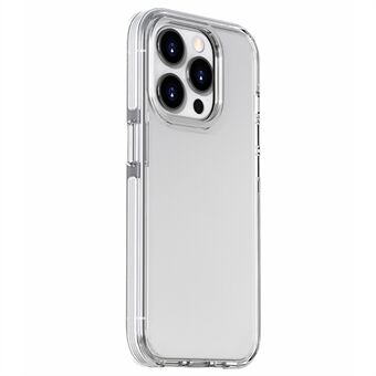 Helder kristalheldere PC+TPU+TPE telefoonhoesje voor iPhone 15 Pro, een beschermende telefoonhoes tegen vallen.