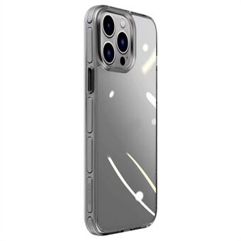 KSTDESIGN Voor iPhone 15 Pro Crystal Shield Series Anti-fingerprint Electroplating PC+TPU Telefoonhoes Achterkant