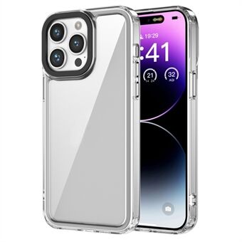 Voor de iPhone 15 Pro Crystal Clear mobiele telefoonhoes TPU + PC