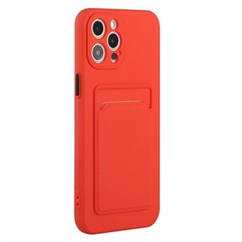 Voor iPhone 15 Pro TPU telefoonhoesje met kaartsleuf ontwerp Mobiele telefoon beschermhoes